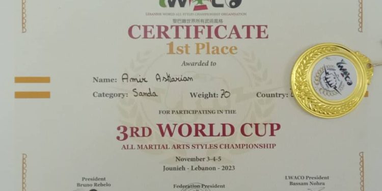 پیام امیر عباس عسگریان به ایرانیان سرافراز: بکوشید که نعره شیران این مرز و بوم، همیشه به گوشتان برسد.