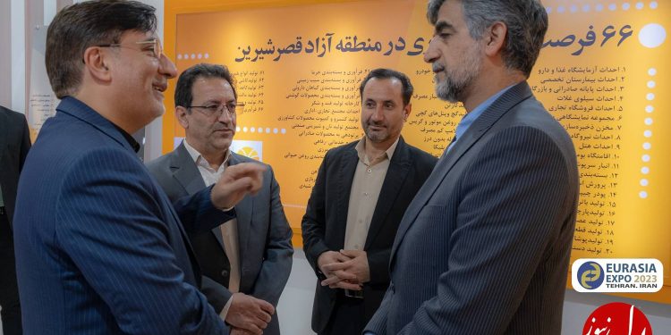 حضور منطقه آزاد قصر شیرین در نمایشگاه اوراسیا (+فیلم )